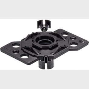 GST18 Montageplade blok sort