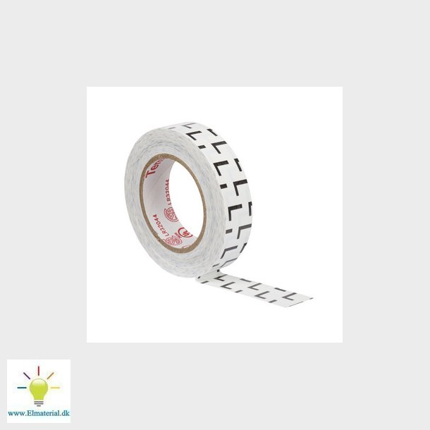 3MTM TemflexTM 1700P L1. Fasemarkeringstape L1, 15 mm x 10 m. Sort tape med hvid skrift.