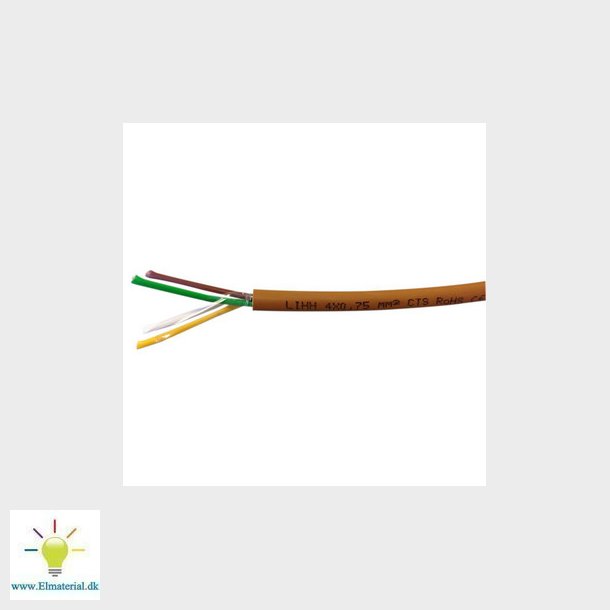 Multikabel LIHH 5x0,75 brun CTS UV T500