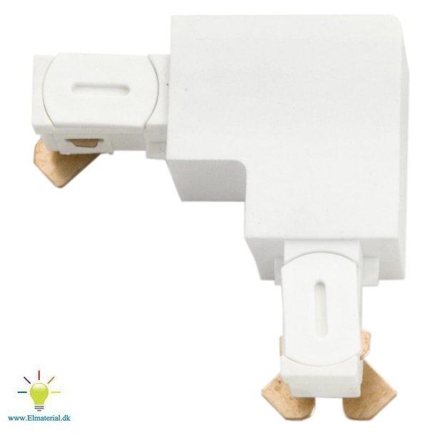 Zip 1F Vinkel Stykke Hvid