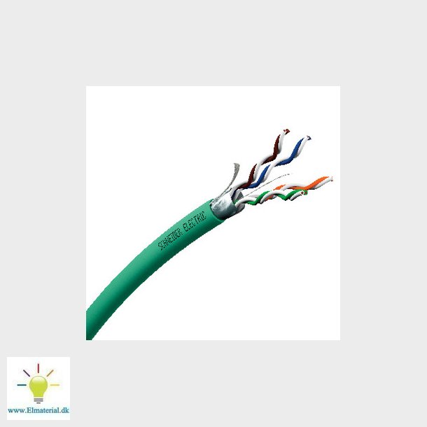Actassi skrmet datakabel Cat 5e F/UTP 4P CL-C 155MHz 500M Dca grn, separationsklasse C
