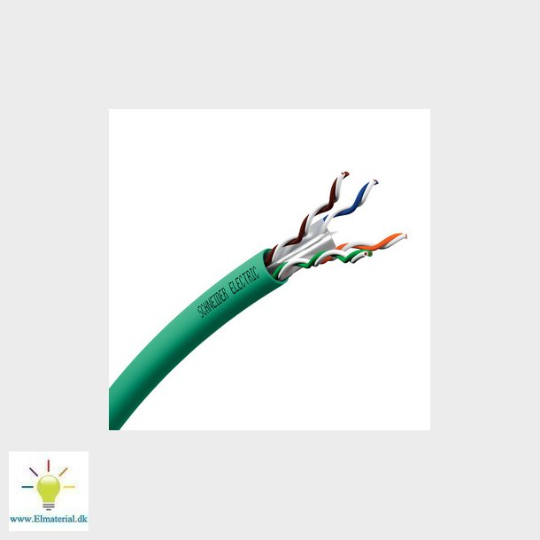 Actassi uskrmet datakabel Cat 6 U/UTP 4P CL-C 250MHz 305M Dca grn, separationsklasse B