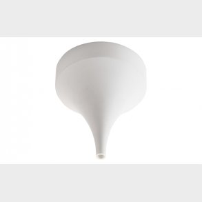 Bell Canopy med tratt vit