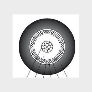 Coaxkabel FLAMEX RG 58 XAN