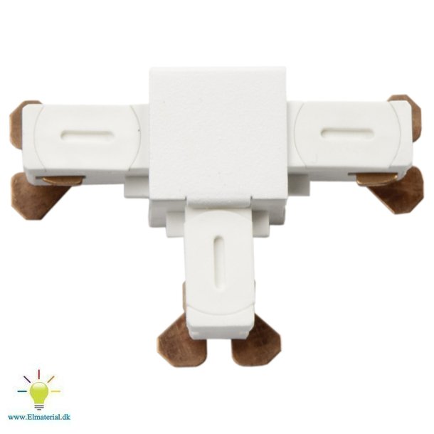 Zip 1F T-Stykke Hvid