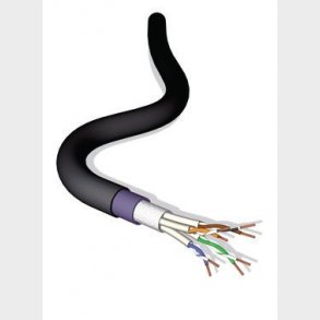 Datakabel KAT7 S/FTP udendrs PE sort T1000 Leviton (Brand-Rex)