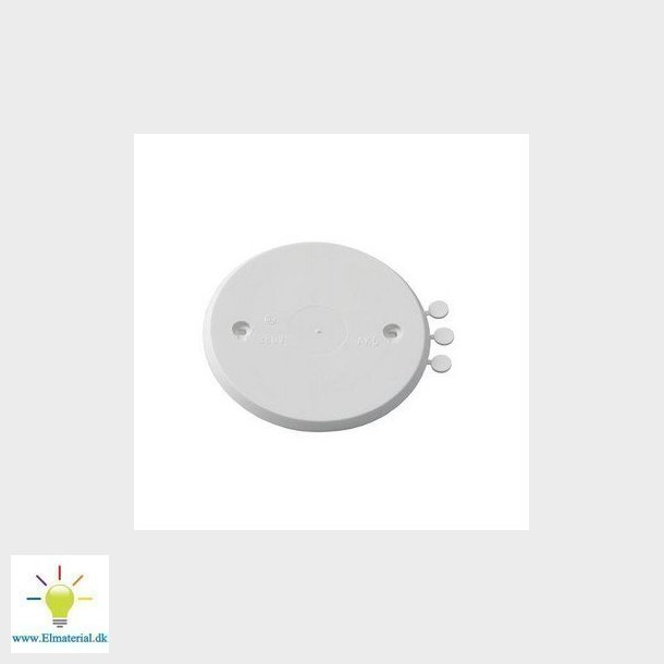 Blnddksel til EUR-dser 1modul dse Hvid