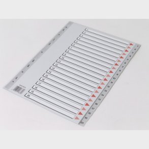 Plastregister Q-Line A4 1-20