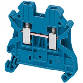 Gennemgangsklemme 2,5mm2, bl�