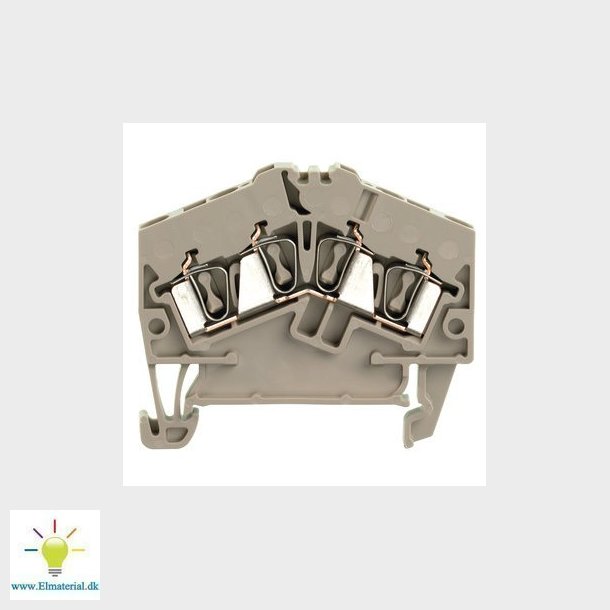 Gennemgangsklemme  zdu 2.5-2/4AN