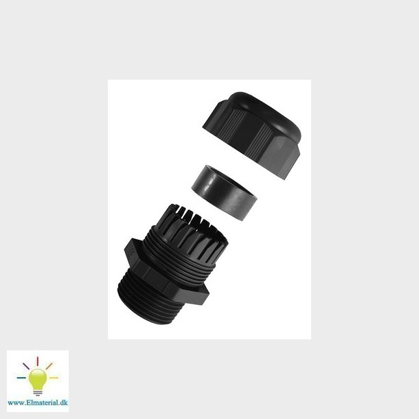 Forskruning ATEX M12 Sort (EX e) polyamid 2,5-6,5