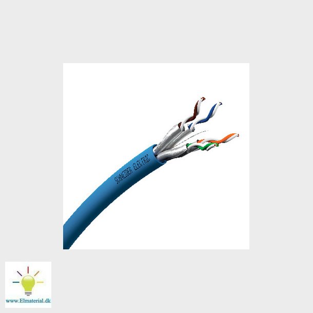 Actassi skrmet datakabel Cat 6A U/FTP 4P CL-MNC 550MHz 500M Dca bl, separationsklasse C