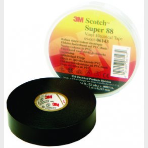 Tejp 88 19mm x 6m svart