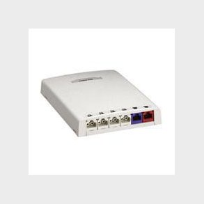 V�gboks mini-com 6 port med spole hvid