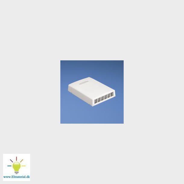 Vgboks NetKey 6 port hvid