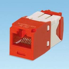 Modular jack Kat.5e UTP Mini-Com G r�d