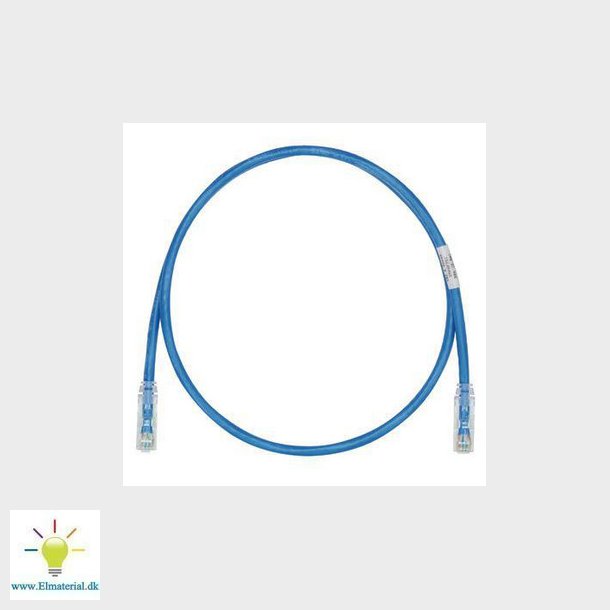 Patchkabel SD Kat.6 U/UTP LSZH 0.5m bl