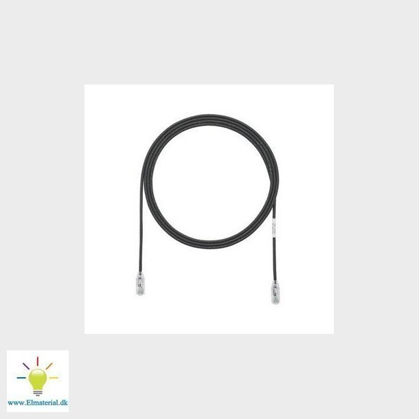 Patchkabel SD Kat.6 U/UTP LSZH 10m sort