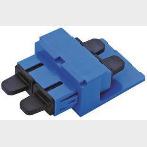 SC-modul duplex OS2 Mini-Com bl/vit