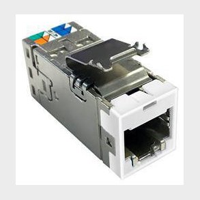 Modular Jack SLX KAT6A STP uden st�vl�g hvid