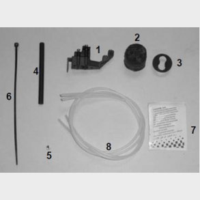 Gelforsegling kit til 2 kabel �8-12 mm for SCIL fibermuffe
