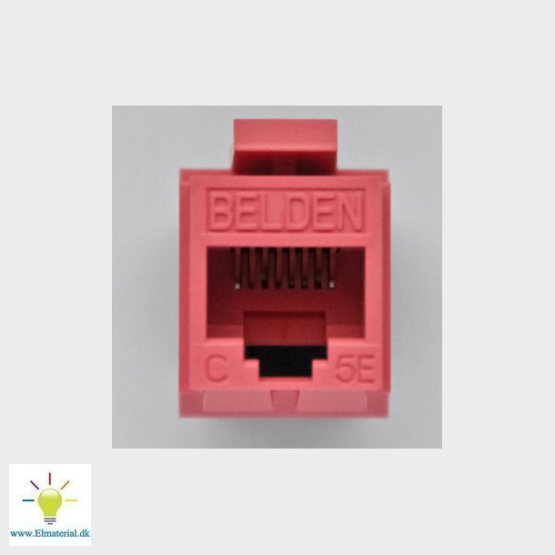 Modular jack K5E utp GF key rd