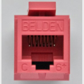 Modular jack K6 utp GF key r�d