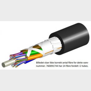 Fiberkabel Uni-rör 24xOM4 LazrSPEED inomhus / utomhus