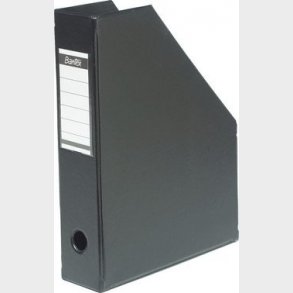 Tidsskriftskassette Elba sort A4 Maxi