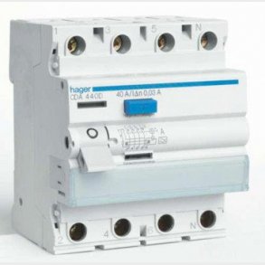 HPFI afbryder HI 4P 40A/30mA 200ms