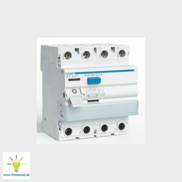 PFI afbryder 4P 25A/300mA