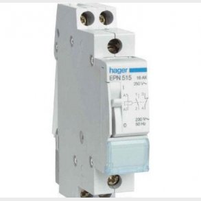 Kiprel 16A 250V 1sl+1brsp 230V