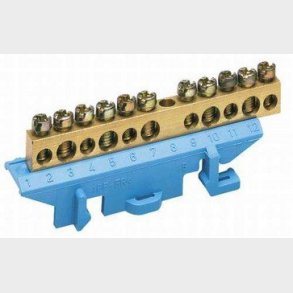 Tilslutningsklemme 85 mm m/sokkel jord