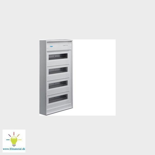 Gruppetavle  4R 48M m PE-klemme