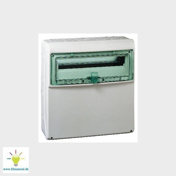 Kaedra - Kapsling 1x18+1 moduler vertikal uden bninger 448x460 mm IP65