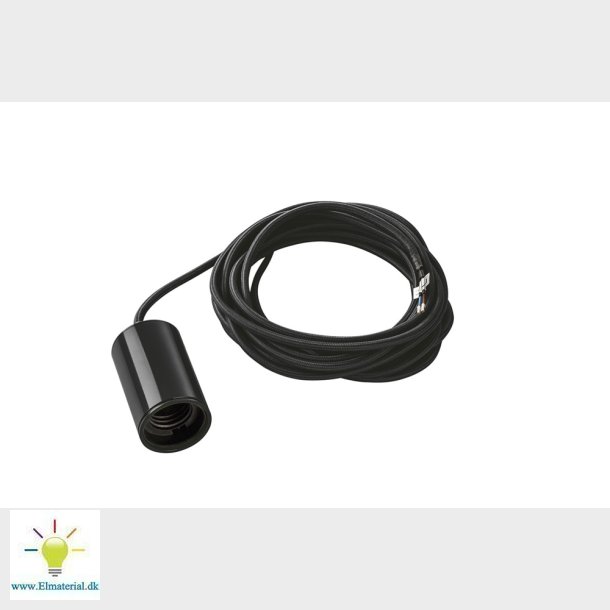 Fitu, Pendel, A60, Rund, Sort,