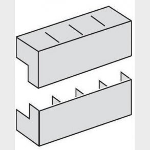 Klemmeafd�kning INS100-160 3/4 polet 28956