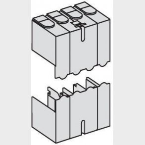 Klemmeafsk�rring for ins 40/ 80A 2 styk 28957