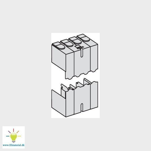 Klemmeafskrring for ins 40/ 80A 2 styk 28957