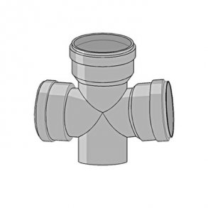Friaphon �110 mm X 110 mm X 45&deg; Dobbelt Grenr�r