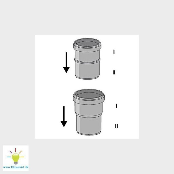 Friaphon 78 mm Muf X 75 mm Spids Overgang Ht-Pp Til Friaphon