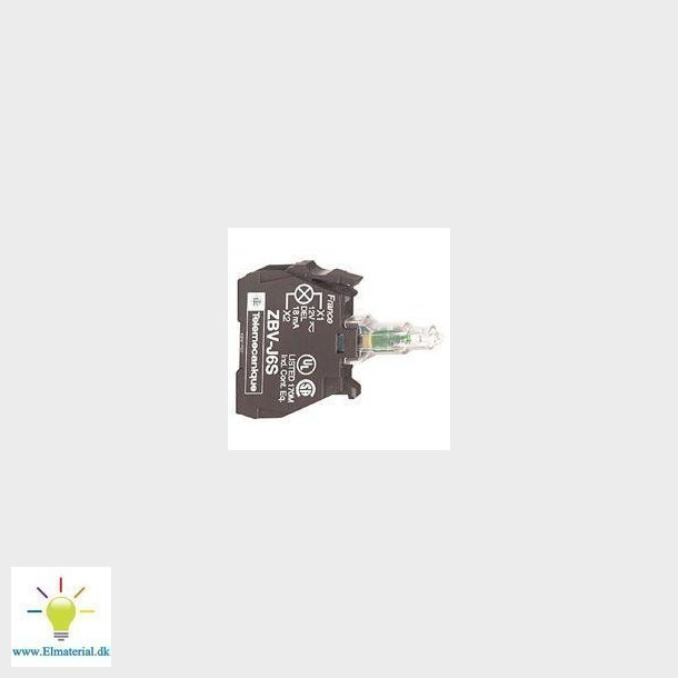 Harmony lysmodul med LED i rd farve og 12 V AC/DC forsyning med skrueterminaler