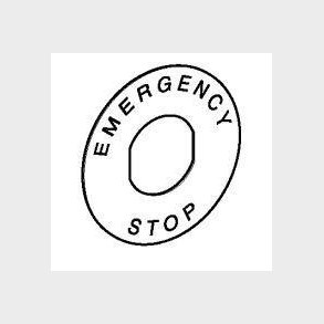 Skilt rundt �60 ZBY9101 sort/gult