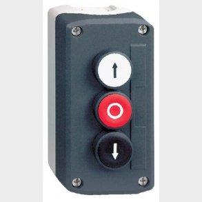 Trykknapbox 3/tryk 1xNO 1xNC 1xNO XALD324