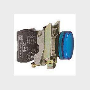 Lampe komplet bl� 230-240 V AC med LED