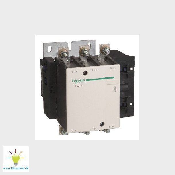 TeSys F kontaktor LC1F185, 3P 185A AC-3 90kW@400V, uden spole, for kabelsko