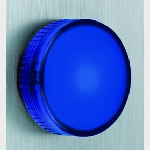 Harmony signallampe komplet med LED i bl� farve og 24VAC/DC forsyning