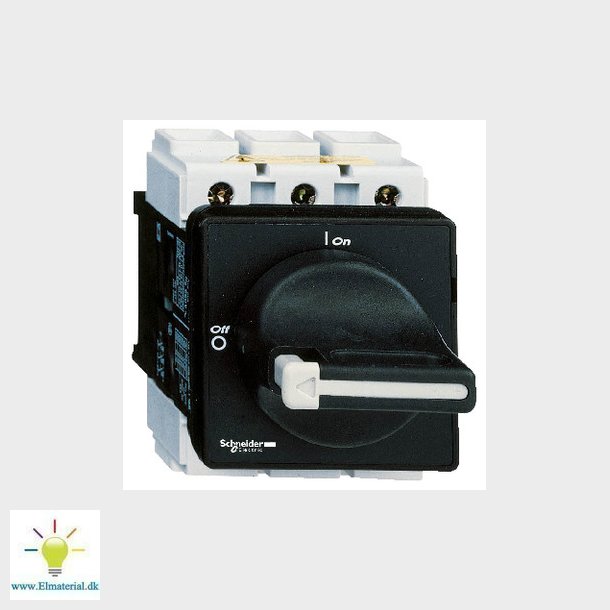 Sikkerhedsafbryder VBF-4  80A 3 polet sort