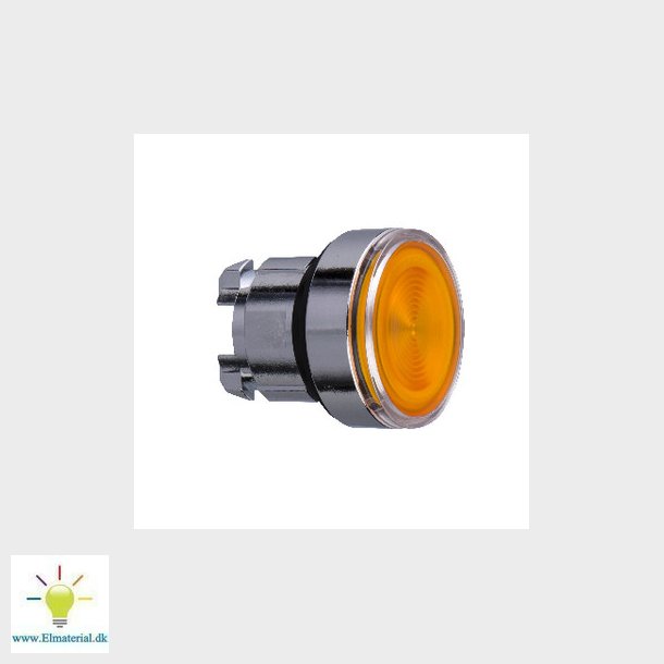 Harmony lampetrykhoved i metal for LED med riflet linse til udendrs brug og fjeder-retur med plan t