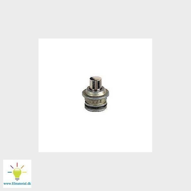 Endestophoved metal stempel